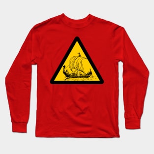 Viking Warning Long Sleeve T-Shirt